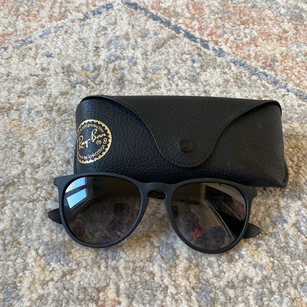 Ray-Ban black framed sunglasses